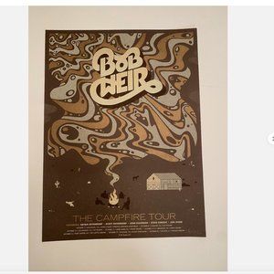 New Bob Weir The Campfire Tour 2016 Concert Music 18x24 Poster SN /500 Signed